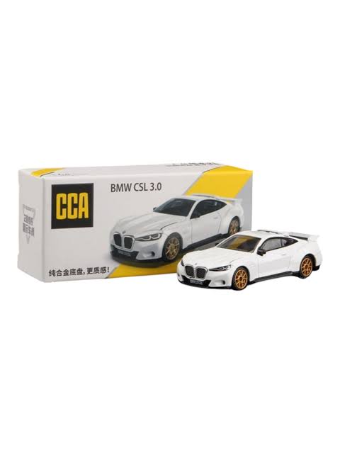 SCALE 1 :64 CCA BMW CSL 3.0 WITH ACRYLIC CASE