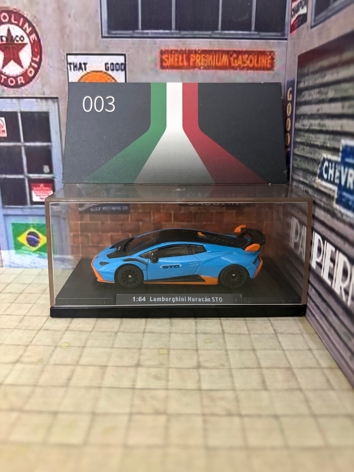 CCA Lamborghini STO 1:64 Scale Diecast (With Acrylic Case)