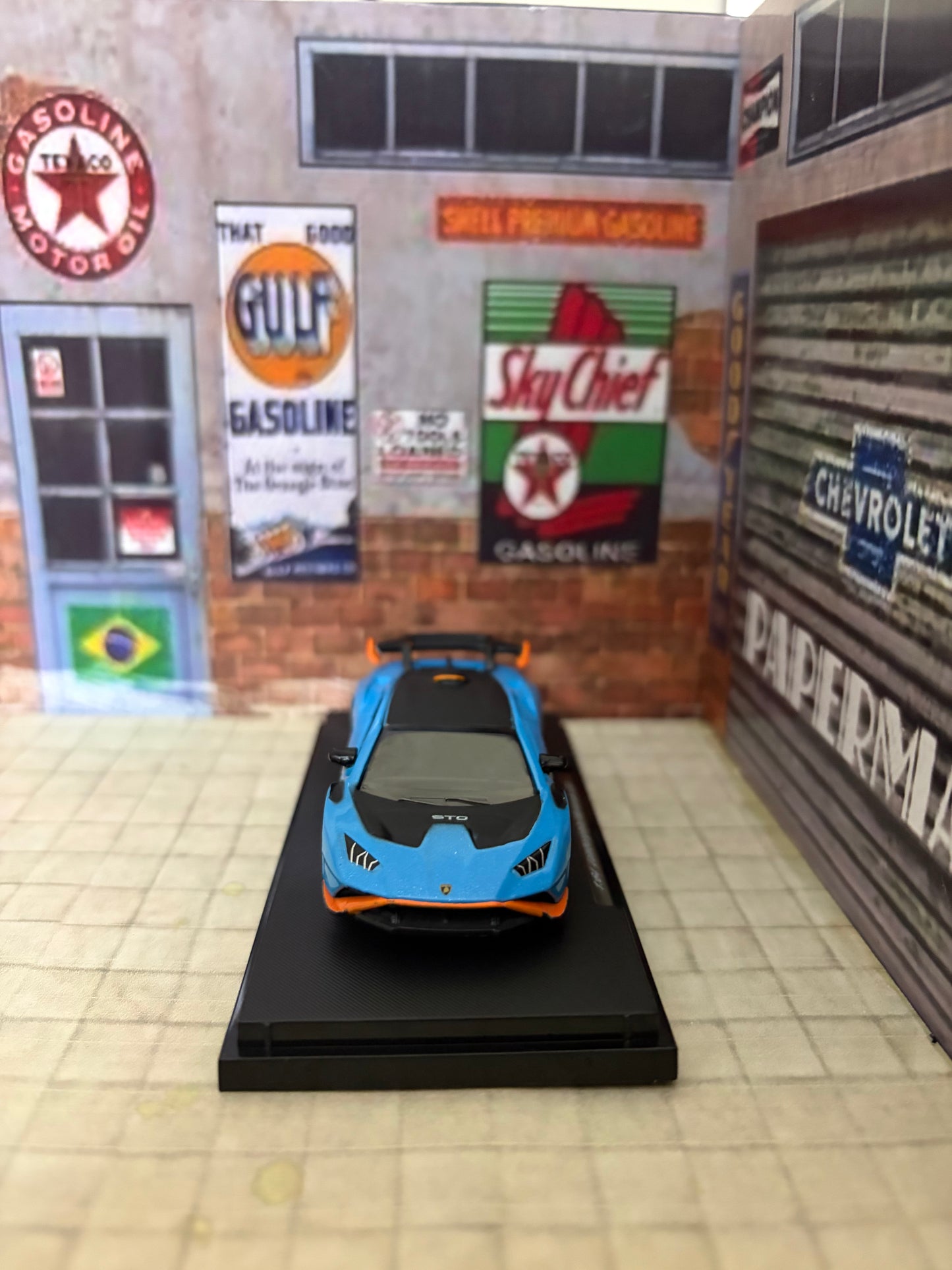 CCA Lamborghini STO 1:64 Scale Diecast (With Acrylic Case)